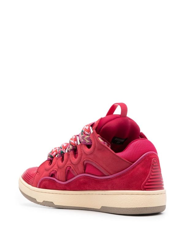 Lanvin LEATHER CURB SNEAKERS(Replica) - Image 4