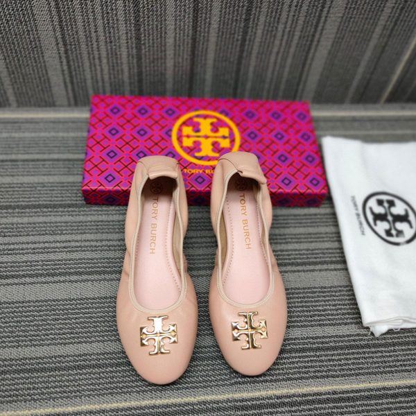 Tory Burch Stylish And Elegant Ballet Flats Sandals Slide (Replica) - Image 4