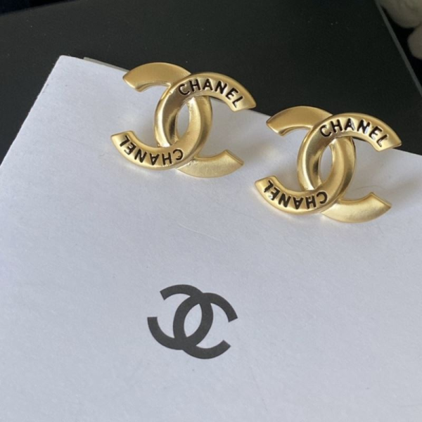 Chanel Letter Earrings