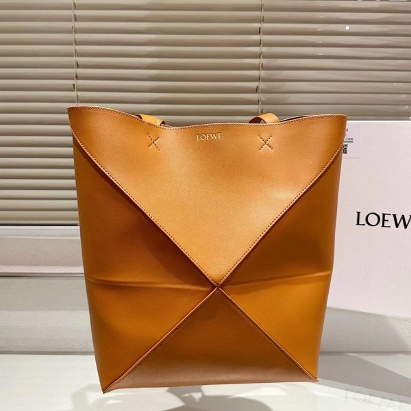 Loewe Puzzle Fold Tote Calfskin(Replica) - Image 5