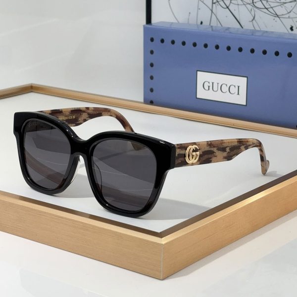 Gucci  Mirror leg Double G Mark   sunglasses Top quality （Replica）