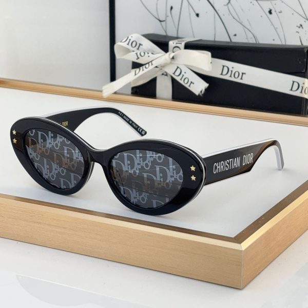 Dior Star Logo Acetate Fibre Cat eye sunglasses Top quality (Perfect Replica） - Image 6