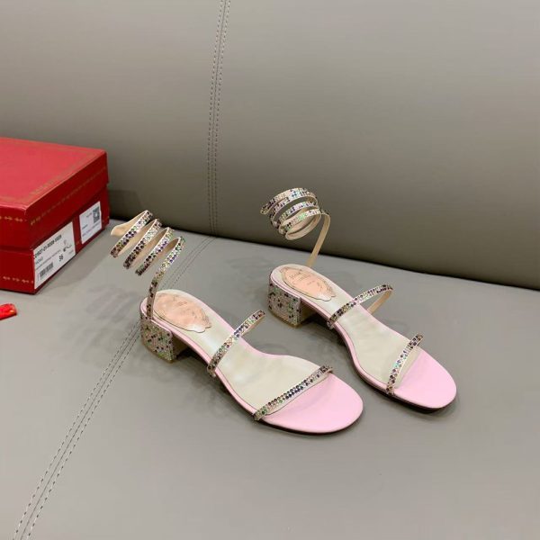 Rene Caovolla Juniper Metallic Sandals (Replica) - Image 2