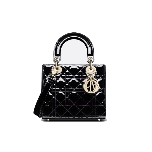 Dior Small Lady Bag - Lacquered Calfskin (Replica) - Image 3