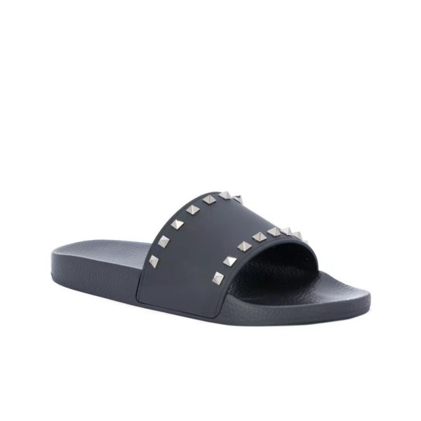 Valentino Rubber Simple And Casual Slide Sandal(Replica)