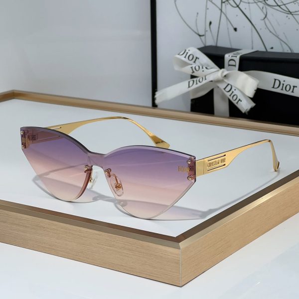 Dior Fashion Leisure Rimless  sunglasses Top quality (Perfect Replica）