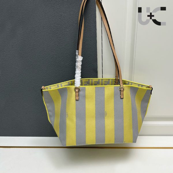 Fendi Reversible shopper in Pequin striped  Bag (Replica) - Image 4