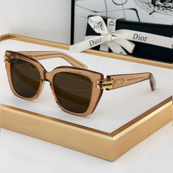 Dior Acetate Fibre Lrregular Lens sunglasses Top quality (Perfect Replica） - Image 3