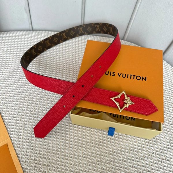 Louis Vuitton LV Leather Belts (Replica) - Image 5