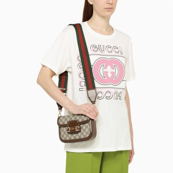 GUCCI 1955 Horsebit Shoulder Bag Mini (Replica) - Image 2