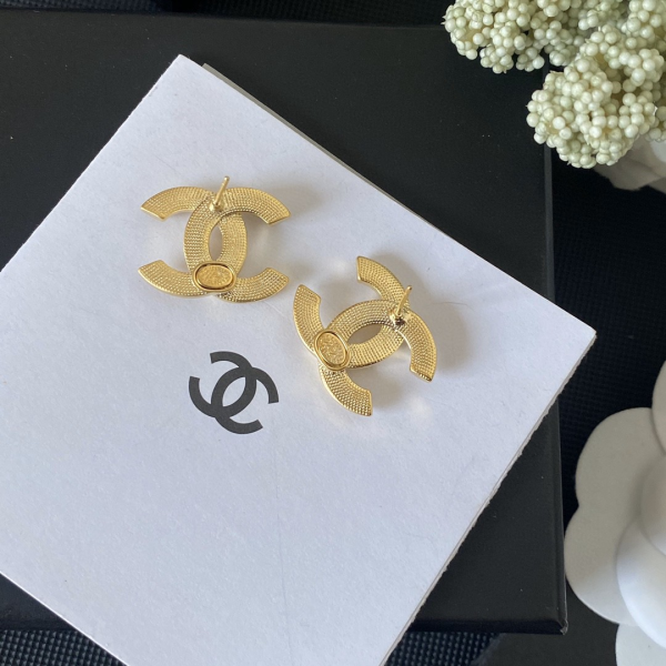 Chanel Letter Earrings - Image 2