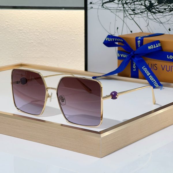 Louis Vuitton LV Elegant Fashion Personality sunglasses Top quality （Replica） - Image 5