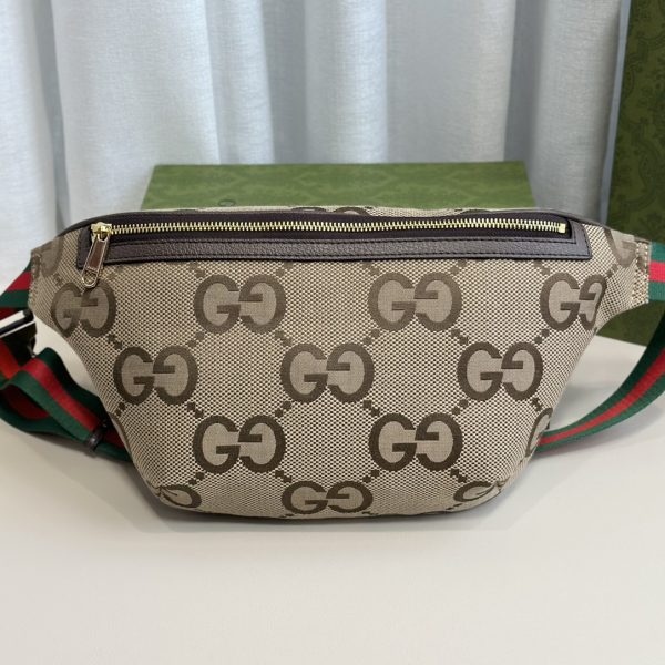 Gucci Canvas And leather Crossbody Shoulder Bag(Replica) - Image 2