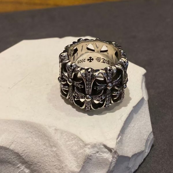 Chrome Hearts Diamond Cemetery Ring - Image 5