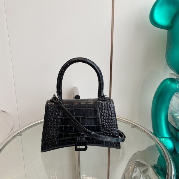 Balenciaga Hourglass Mini&Small Top Handle Bag(Replica) - Image 4