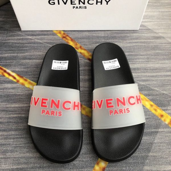 Givenchy Rubber Logo flip-flops Slide Sandal(Replica) - Image 33