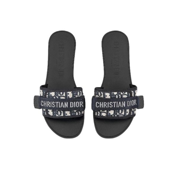 Dior DWAY Slide Slipper Sandals  With Adjustable Type Slide Sandal (Replica)