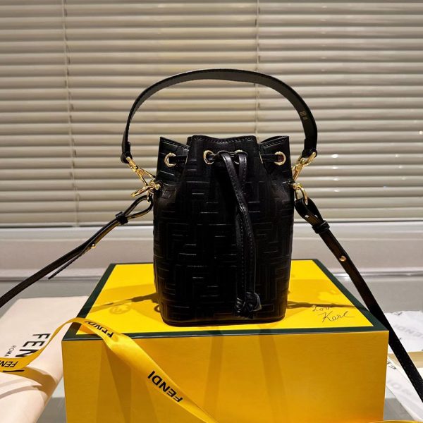 FENDI Mon Tresor Bucket Bag Mini(Replica) - Image 4