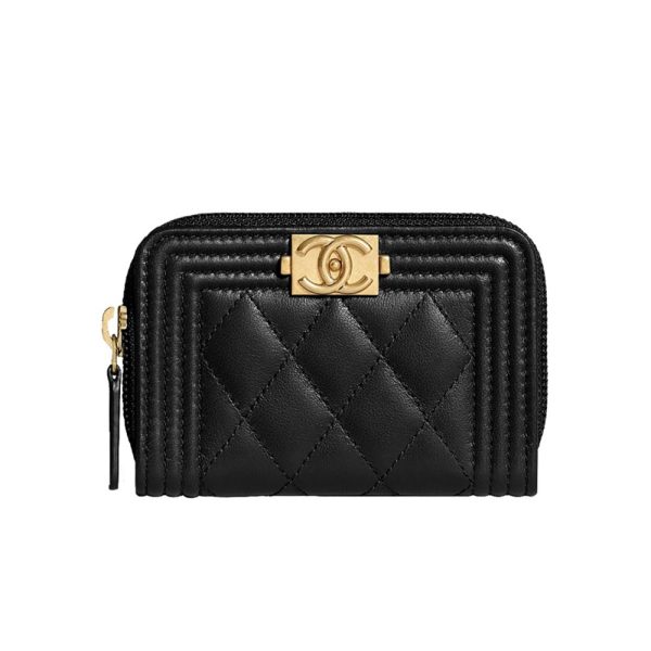 Chanel 21k LE BOY Zipper Wallet(Replica)