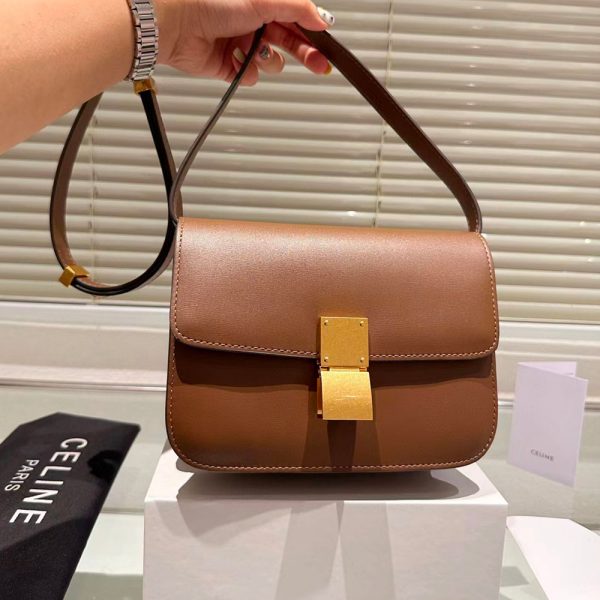 CELINE Liege Calfskin Box Flap Bag(Replica) - Image 4