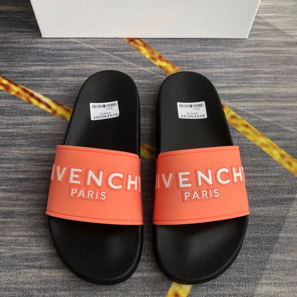 Givenchy Rubber Logo flip-flops Slide Sandal(Replica) - Image 21