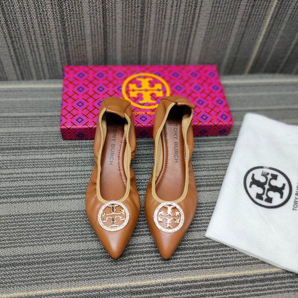 Tory Burch Stylish And Elegant Ballet Flats Sandals Slide (Replica) - Image 10