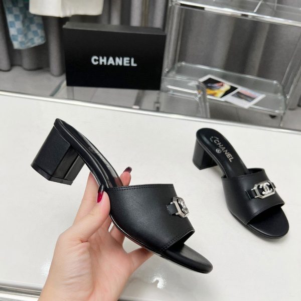 Chanel Flat Open-toed Flip-flops With Thick Heels Slide Sandal(Replica) - Image 3