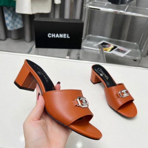 Chanel Flat Open-toed Flip-flops With Thick Heels Slide Sandal(Replica) - Image 6