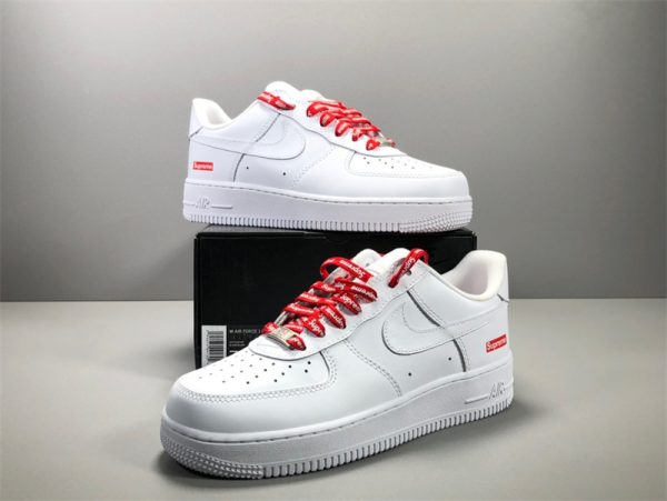 Nike Air Force 1 Low Supreme White - CU9225-100 - Image 8