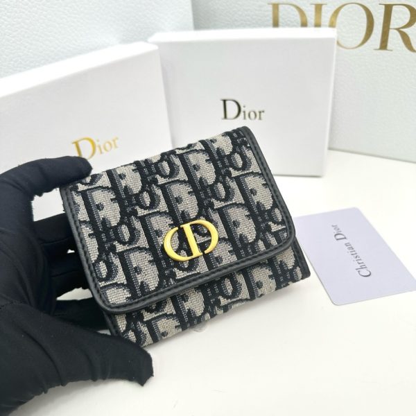 Dior 30 Montaigne Three Fold Wallet(Replica) - Image 3