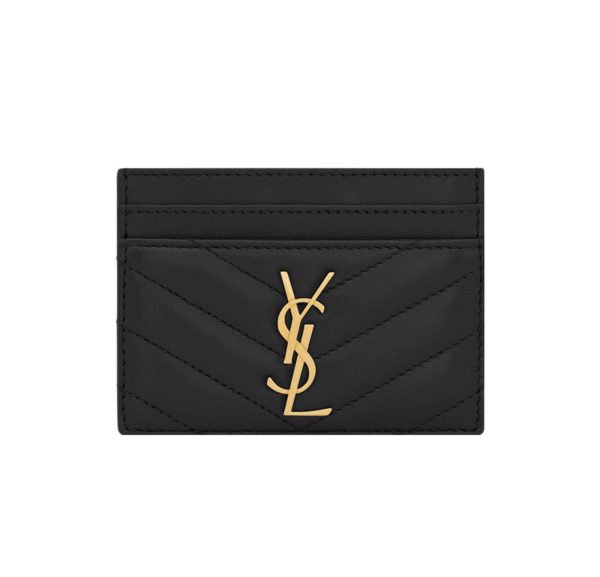 Saint Laurent YSL Monogrm Sheepskin Card Bag(Replica)