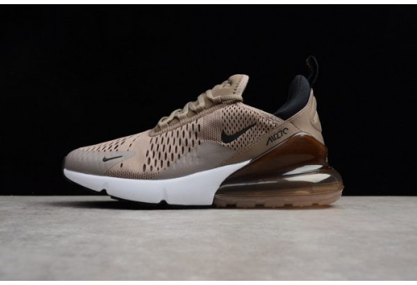 NIKE mens Air Max 270 Sepia Stone Black/ Summit White AH8050-200