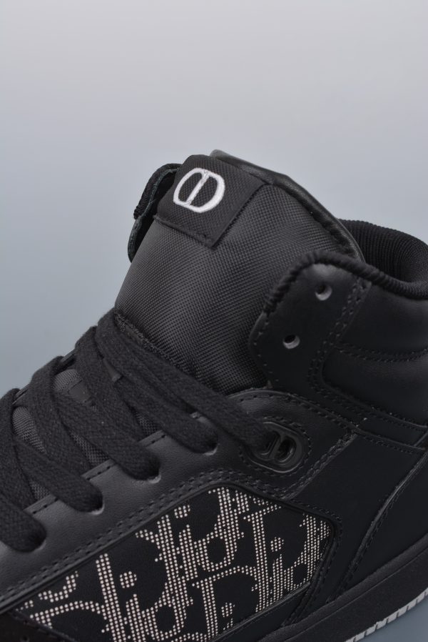 Dior B27 Sneakers High-Top Black (AAA High Quality Version) - Image 6