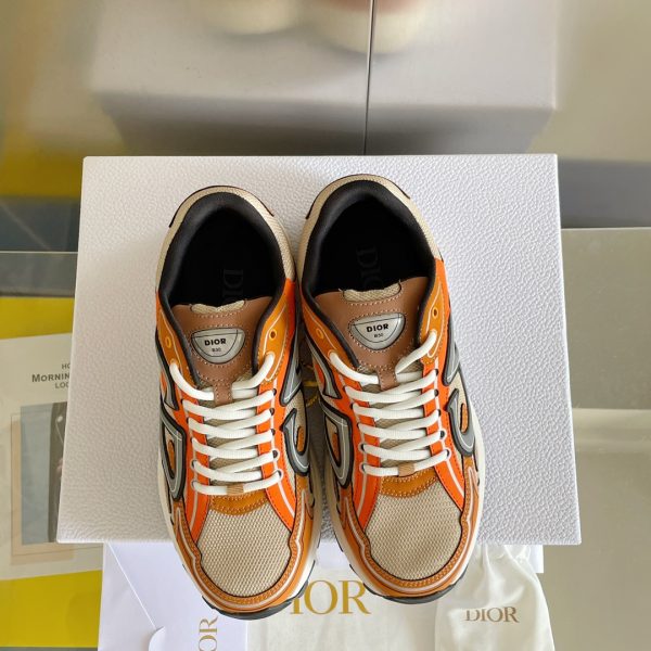 Dior B30 Dad Sneakers Orange (AAA High Quality Version) - Image 4