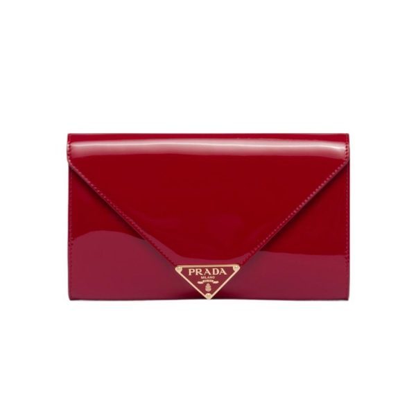 Prada  Leather Clutch Shoulder Bag Handbag（Replica）