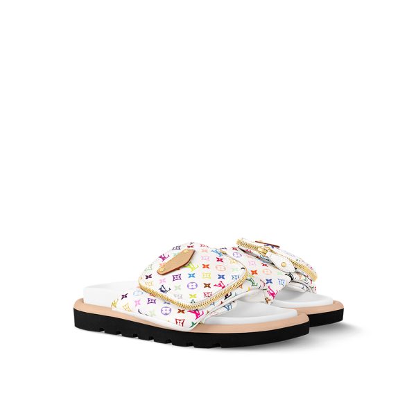 Louis Vuitton x Murakami  Pool Pillow Flat Comfort Mule (Replica)