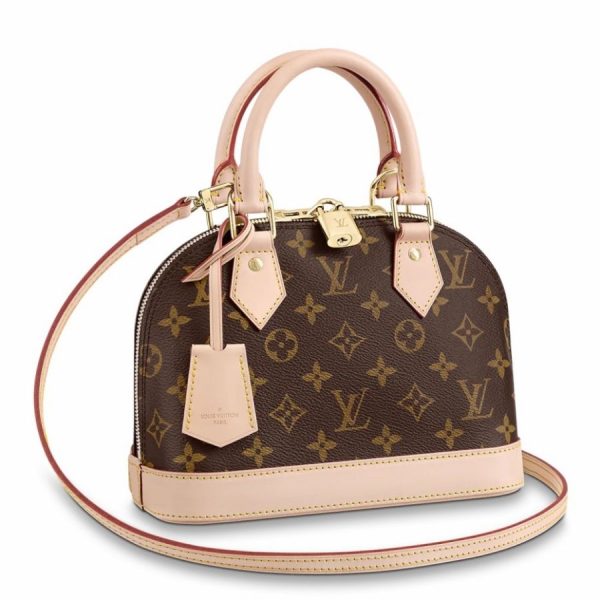 Louis Vuitton LV Alma BB PM Shoulder Bag Monogram Damier Ebene M53152 (Replica)