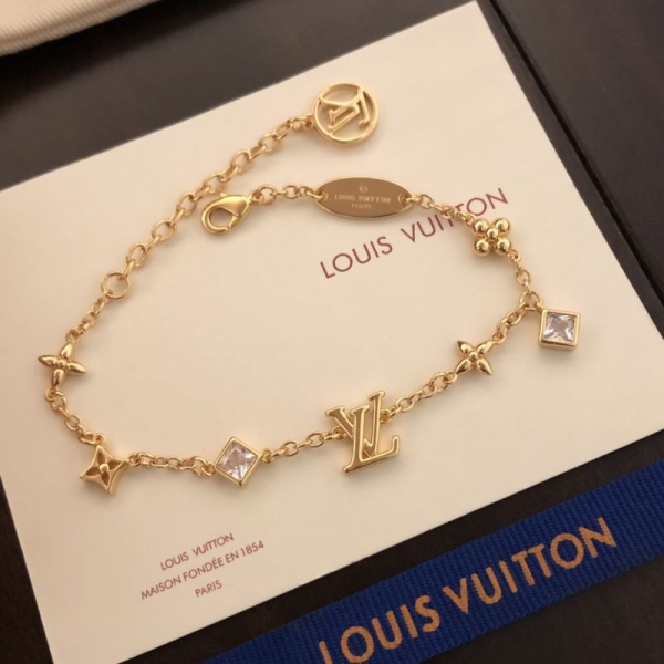 Louis Vuitton LV Diamond Bracelets M1040A & Necklaces M01322 （Replica） - Image 4