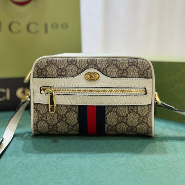 Gucci Ophidia Striped Webbing Waist Pack (Replica) - Image 4