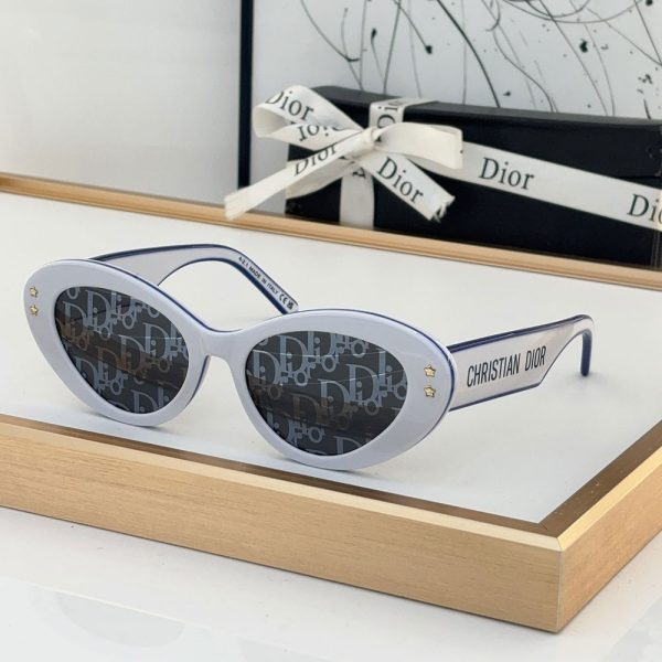 Dior Star Logo Acetate Fibre Cat eye sunglasses Top quality (Perfect Replica） - Image 5