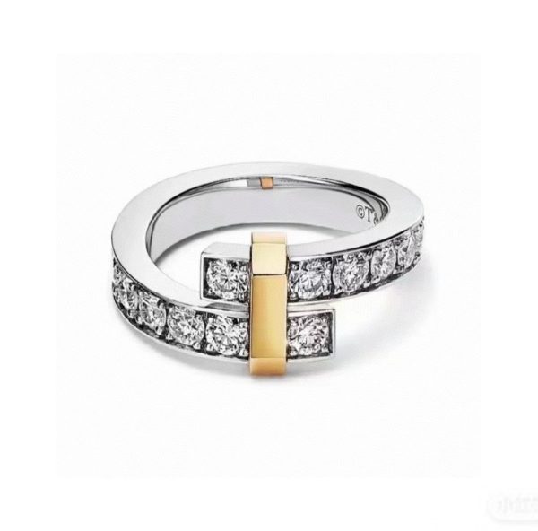 Tiffany rings crossover bicolor 6/7/8/9(Replica)