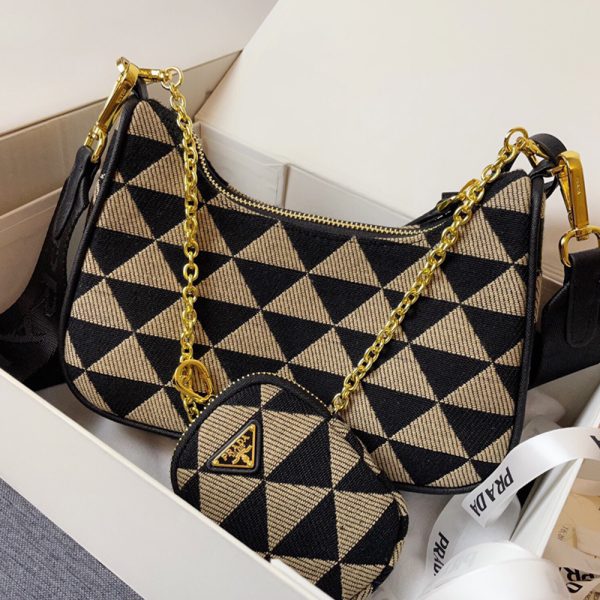 Prada Canvas Armpit Shoulder Bag Handbag（Replica） - Image 2