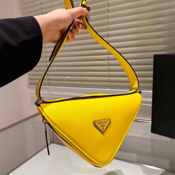 Prada Saffiano Triangle Waist Bag（Replica） - Image 3