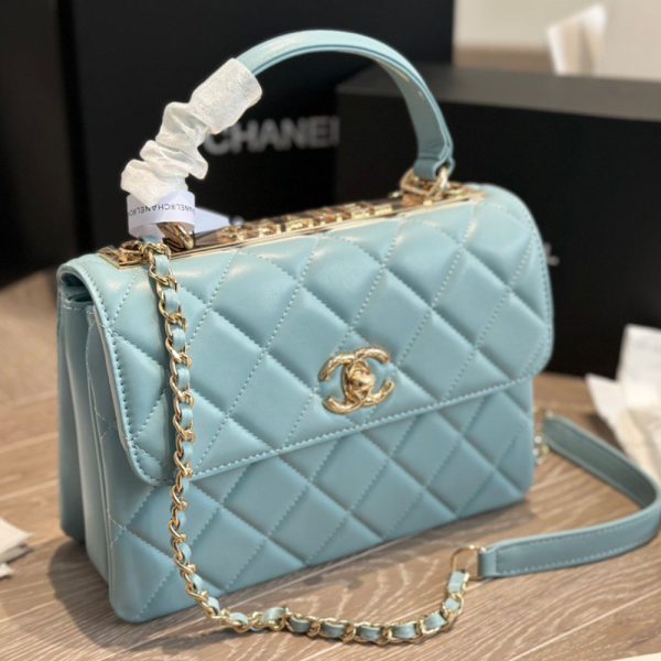 Chanel   Trendy CC Relief Handle Bag(Replica) - Image 7