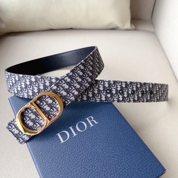 Dior Classic Printed Belt CD Steel Print 30MM