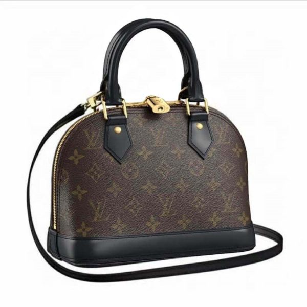 Louis Vuitton LV Alma BB PM Shoulder Bag Monogram Damier Ebene M53152 (Replica) - Image 4