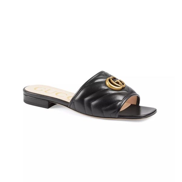 Gucci Double G leather sandals (Replica)