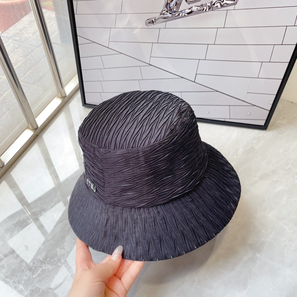 Miu Miu Textured Fisherman's Hat  Sunhat （Replica） - Image 5