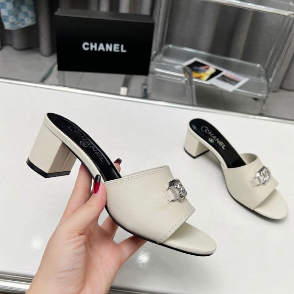 Chanel Flat Open-toed Flip-flops With Thick Heels Slide Sandal(Replica) - Image 5