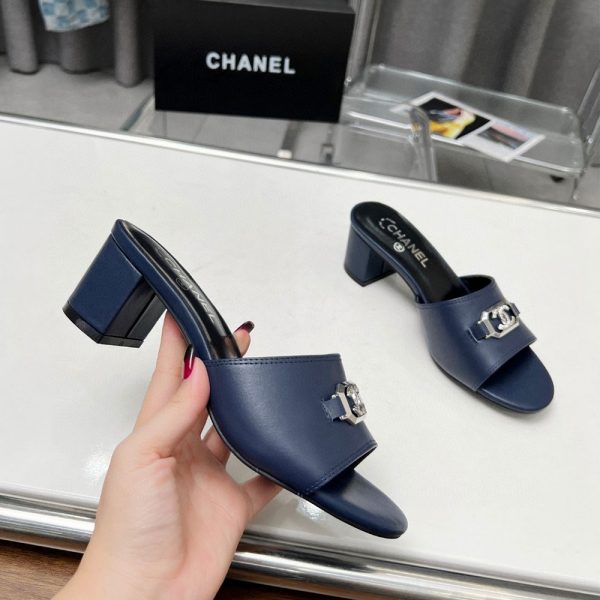 Chanel Flat Open-toed Flip-flops With Thick Heels Slide Sandal(Replica) - Image 7